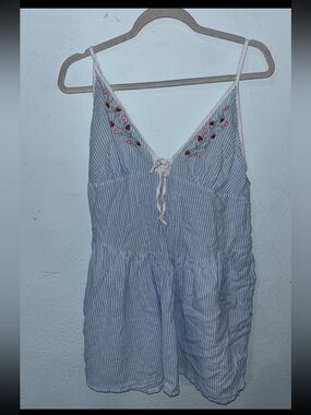 wild fable Light Blue Striped Dress